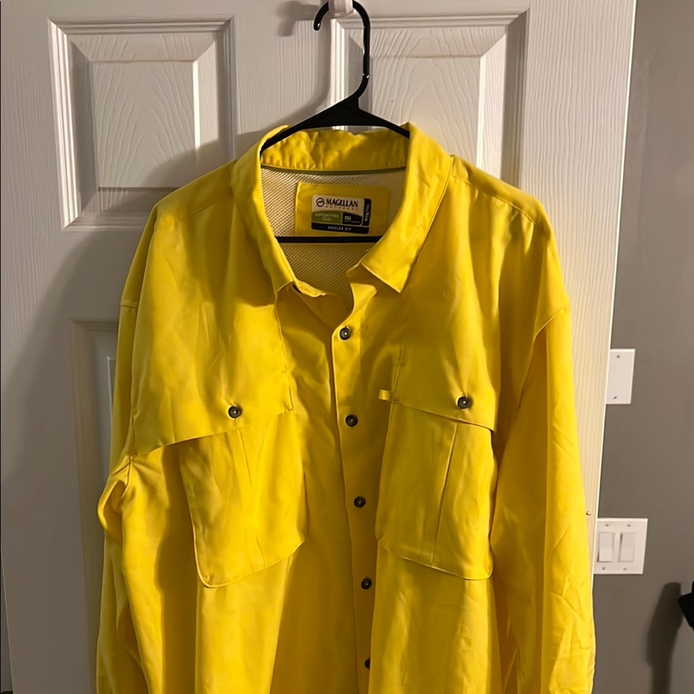 Magellan Outdoors Yellow Lightweight Shirt long sleeve